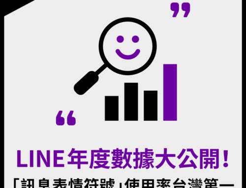 LINE 年度數據大公開！「訊息表情符號」使用率台灣全球第一！